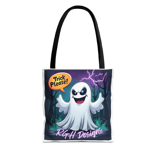 Halloween 2024 Limited Run Personalized ‘Trick Please’ candy tote bag 3 sizes