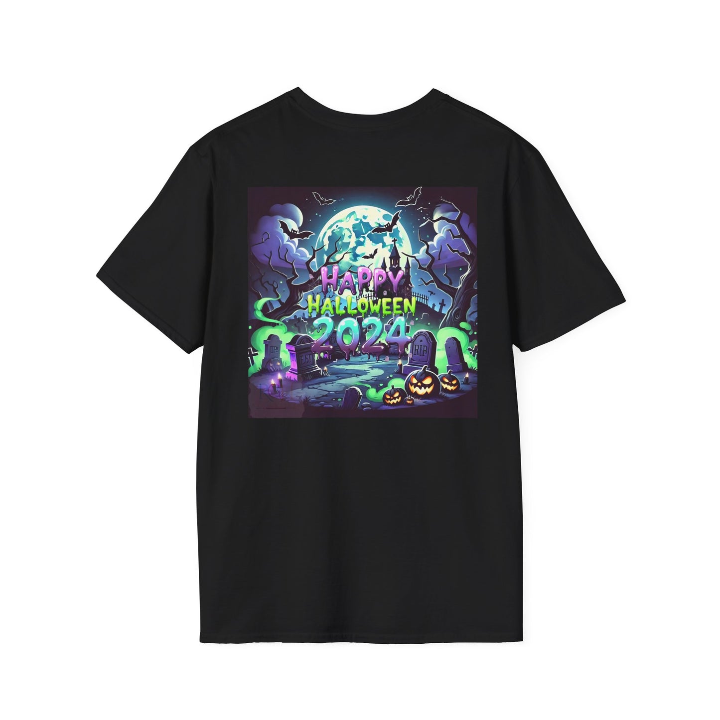 2024 Halloween Spooky Graveyard Graphic Tee