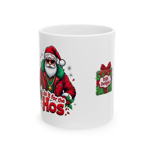 2024 Christmas HOliday Santa Ceramic Mug, (11oz, 15oz)